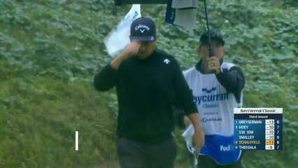 Xander Schauffele | Round 3 | 6th hole | Shot 4 | 2025 Baycurrent