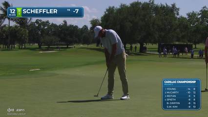 Scottie Scheffler | Round 3 | 12th hole | Shot 4 | 2026 Cadillac