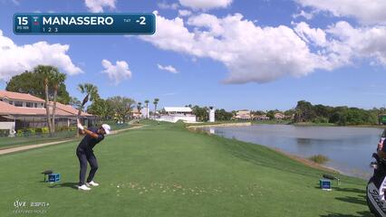 Matteo Manassero | Round 1 | 15th hole | Shot 1 | 2025 Cognizant Classic