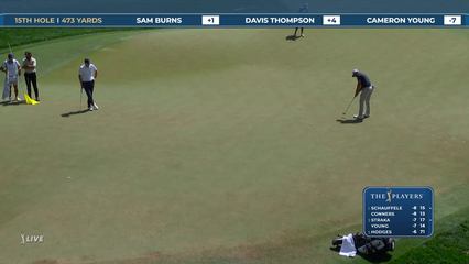 Sam Burns | Round 2 | 15th hole | Shot 4 | 2026 THE PLAYERS