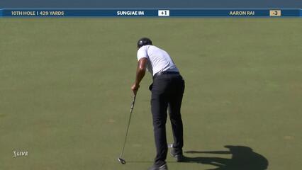 Aaron Rai | Round 3 | 10th hole | Shot 5 | 2025 THE PLAYERS