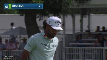Akshay Bhatia | Round 3 | 16th hole | Shot 3 | 2026 Charles Schwab