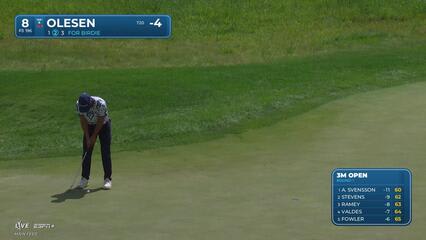 Thorbjørn Olesen | Round 1 | 8th hole | Shot 3 | 2025 3M Open