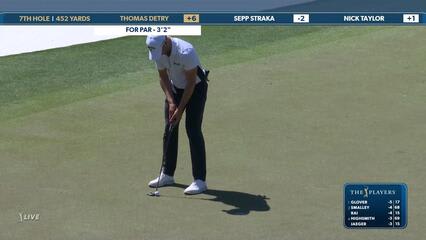 Thomas Detry | Round 1 | 7th hole | Shot 4 | 2025 THE PLAYERS