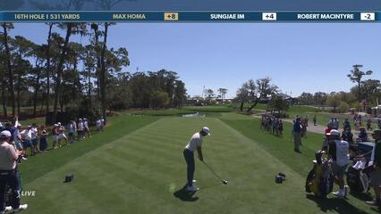 Max Homa | Round 1 | 16th hole | Shot 1 | 2025 THE PLAYERS