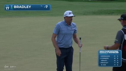 Keegan Bradley | Round 4 | 17th hole | Shot 3 | 2025 Arnold Palmer Invitational
