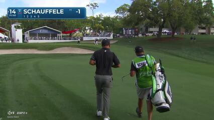 Xander Schauffele | Round 1 | 14th hole | Shot 3 | 2025 Valspar