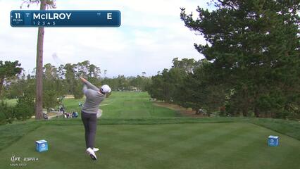 Rory McIlroy | Round 1 | 11th hole | Shot 1 | 2025 AT&T Pebble Beach