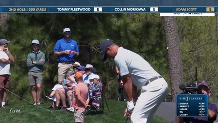 Adam Scott | Round 1 | 2nd hole | Shot 3 | 2025 THE PLAYERS