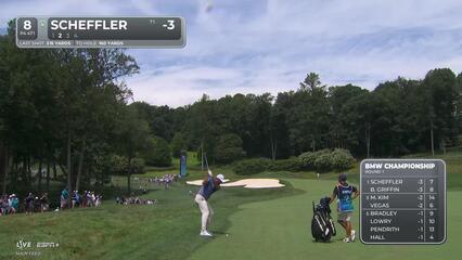 Scottie Scheffler | Round 1 | 8th hole | Shot 2 | 2025 BMW Championship