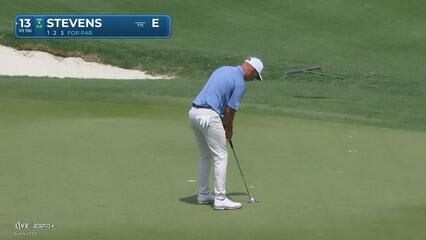Sam Stevens | Round 2 | 13th hole | Shot 3 | 2025 Valero
