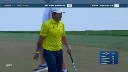 Hideki Matsuyama | Round 4 | 14th hole | Shot 3 | 2026 THE PLAYERS