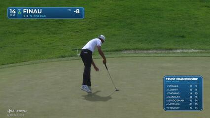Tony Finau | Round 4 | 14th hole | Shot 3 | 2025 Truist Championship