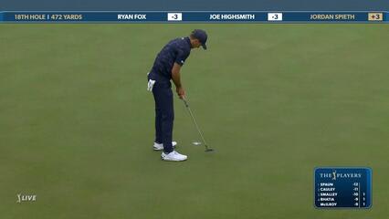 Jordan Spieth | Round 4 | 18th hole | Shot 5 | 2025 THE PLAYERS