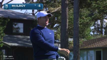Rory McIlroy | Round 1 | 18th hole | Shot 2 | 2026 AT&T Pebble Beach