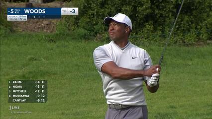 Tiger Woods | 2023 Genesis | Round 3 | 5th hole | Shot 2