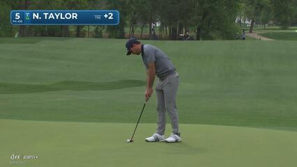 Nick Taylor | Round 2 | 5th hole | Shot 4 | 2025 Houston Open