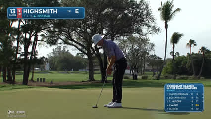 Joe Highsmith | Round 2 | 13th hole | Shot 4 | 2026 Cognizant Classic