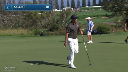 Adam Scott | Round 4 | 4th hole | Shot 4 | 2025 The Sentry