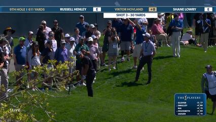 Viktor Hovland | Round 1 | 9th hole | Shot 3 | 2025 THE PLAYERS