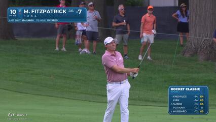 Matt Fitzpatrick | Round 2 | 10th hole | Shot 2 | 2025 Rocket Classic
