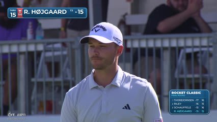 Rasmus Højgaard | Round 4 | 15th hole | Shot 3 | 2026 Rocket Classic