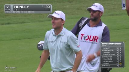 Russell Henley | Round 2 | 7th hole | Shot 2 | 2025 TOUR Championship
