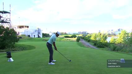 Tony Finau | 2021 NORTHERN TRUST | Playoff 1 | 18th hole | Shot 1