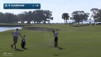 Brian Harman | Round 2 | 18th hole | Shot 3 | 2025 The RSM Classic