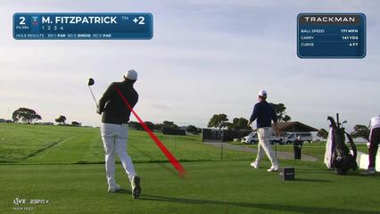 Matt Fitzpatrick | Round 4 | 2nd hole | Shot 1 | 2025 Genesis