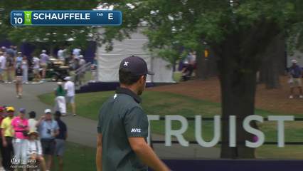 Xander Schauffele | Round 3 | 10th hole | Shot 5 | 2026 Truist Championship