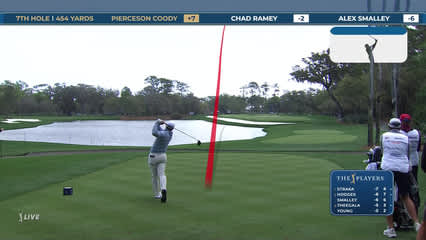 Pierceson Coody | Round 2 | 7th hole | Shot 1 | 2026 THE PLAYERS