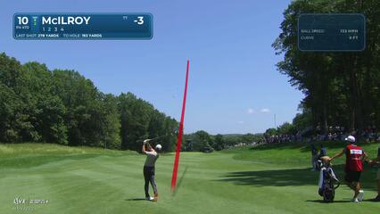 Rory McIlroy | Round 1 | 10th hole | Shot 2 | 2025 Travelers