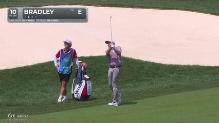 Keegan Bradley | Round 4 | 10th hole | Shot 2 | 2025 BMW Championship
