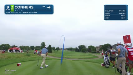 Corey Conners | Round 3 | 9th hole | Shot 1 | 2026 3M Open
