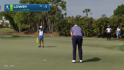 Shane Lowry | Round 1 | 6th hole | Shot 4 | 2026 Cognizant Classic