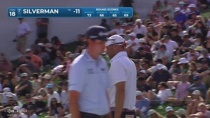Ben Silverman | Round 4 | 18th hole | Shot 5 | 2025 WM Phoenix Open