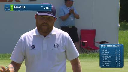 Zac Blair | Round 3 | 9th hole | Shot 3 | 2026 John Deere