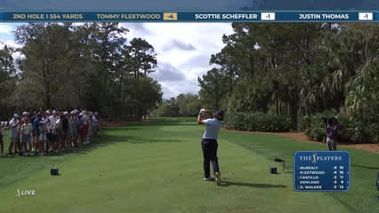 Tommy Fleetwood | Round 1 | 2nd hole | Shot 1 | 2026 THE PLAYERS