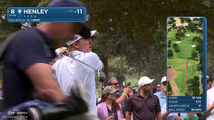 Russell Henley | Round 2 | 8th hole | Shot 1 | 2025 Procore