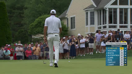 Scottie Scheffler | Round 3 | 12th hole | Shot 4 | 2026 Travelers