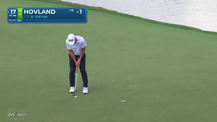 Viktor Hovland | Round 1 | 17th hole | Shot 3 | 2026 Truist Championship