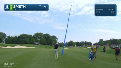 Jordan Spieth | Round 4 | 8th hole | Shot 2 | 2026 John Deere