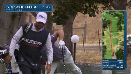 Scottie Scheffler | Round 2 | 3rd hole | Shot 1 | 2025 Procore
