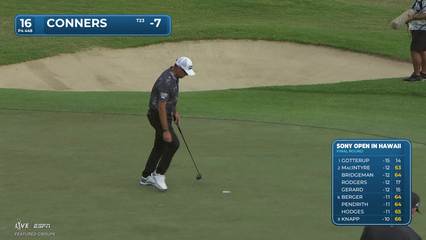 Corey Conners | Round 4 | 16th hole | Shot 4 | 2026 Sony Open