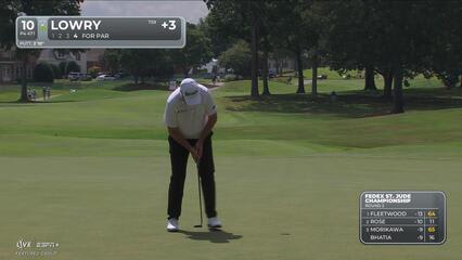 Shane Lowry | Round 2 | 10th hole | Shot 4 | 2025 FedEx St. Jude