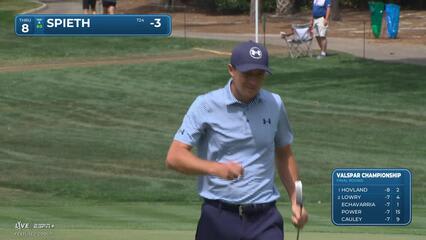 Jordan Spieth | Round 4 | 8th hole | Shot 3 | 2025 Valspar