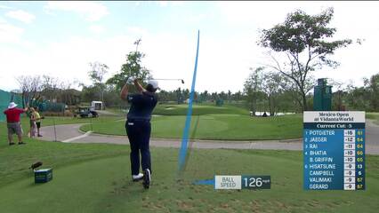 Harry Higgs | Round 2 | 9th hole | Shot 1 | 2025 Mexico Open