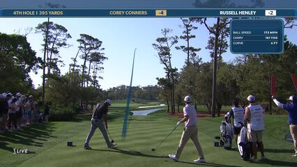 Corey Conners | Round 3 | 4th hole | Shot 1 | 2025 THE PLAYERS