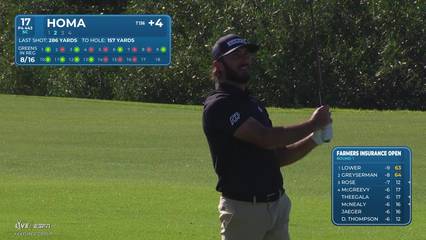 Max Homa | Round 1 | 17th hole | Shot 2 | 2026 Farmers